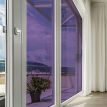 Film couleur prune transparent
