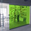 Film couleur vert clair transparent