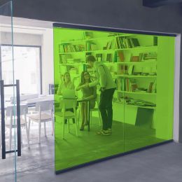 Film couleur vert clair transparent