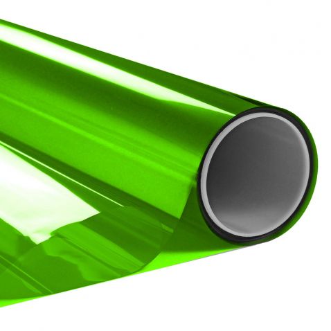 Film couleur vert clair transparent