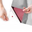 Film anti regard pour fenêtre à petit vitrage vis-à-vis proche - rouge