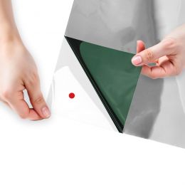 Film anti regard pour fenêtre à petit vitrage vis-à-vis proche et lointain - vert