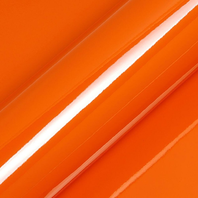 Papier vinyle adhésif monomère teinte orange compatible banderole publicitaire