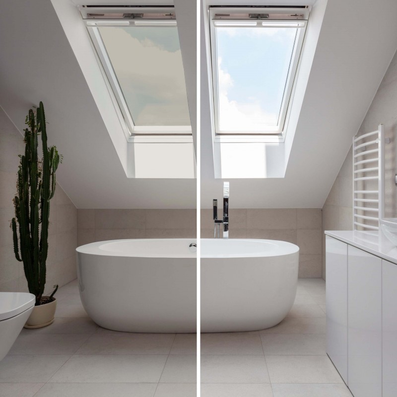 Film anti chaleur pour velux - marron