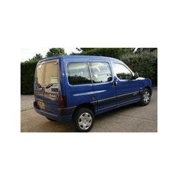 Film Solaire Teinté Prédécoupé Citroën Berlingo 5 Portes 1997-2009 - Vitres Arrière Et Lunette - 5% Noir Fumé