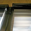 STORE ENROULEUR film solaire anti regard et éblouissement Argent foncé - Rejet thermique 92% - Film Plissé - Mécanisme Noir - Av