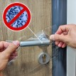 Film de protection anti virus pour poignées de portes intérieures - 6 cm x 11,5 cm