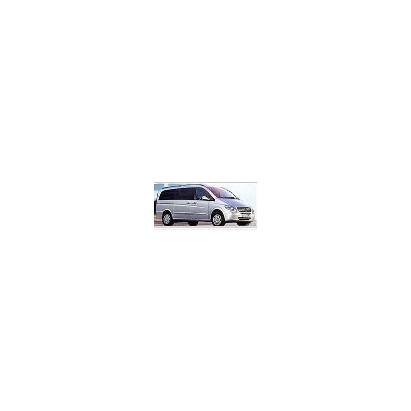 Kit film solaire Mercedes-Benz Viano (1) Extra Long 6 portes (2003 - 2015) 2 portes latérales, vitres fixes avec 2 portes arrière