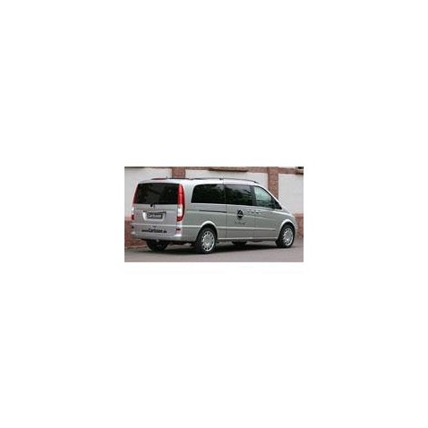 Kit film solaire Mercedes-Benz Vito (2) Extra Long 4 portes (2003 - 2014) 1 porte latérale, vitres fixes et hayon