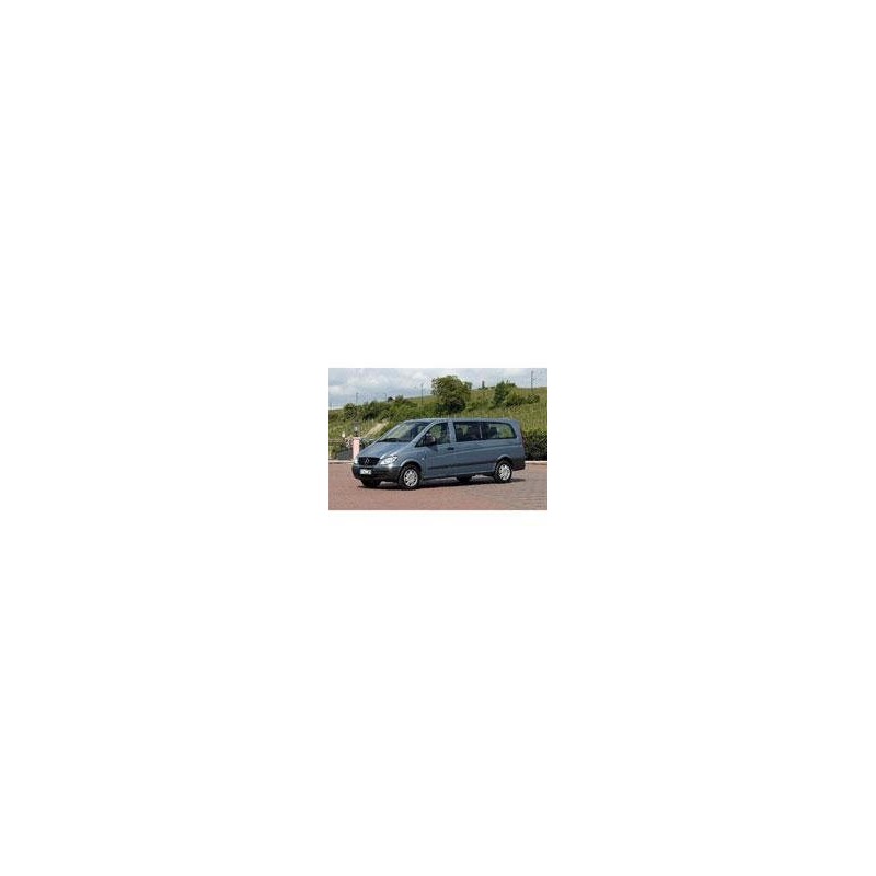 Kit film solaire Mercedes-Benz Vito (2) Long 4 portes (2003 - 2014) 1 porte latérale, vitres fixes et hayon