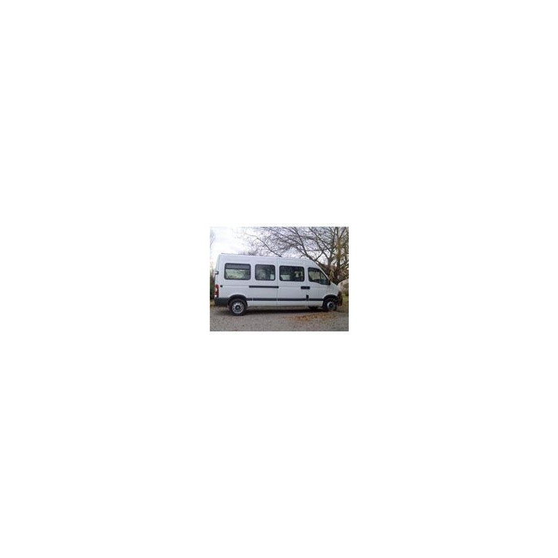 Kit film solaire Opel Movano (1) Long 5 portes (1997 - 2009) tout vitré avec vitres coulissantes