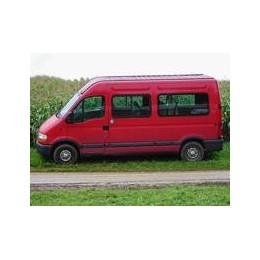 Kit film solaire Opel Movano (1) Moyen 5 portes (1997 - 2009) tout vitré avec vitres coulissantes