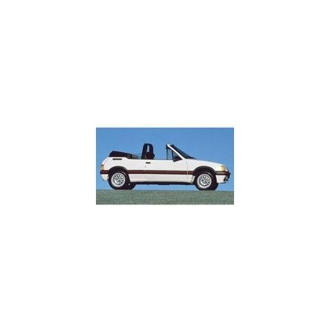 Kit film solaire Peugeot 205 (1) Cabriolet 2 portes (1983 - 1999) lunette arrière non incluse (toile)