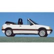 Kit film solaire Peugeot 205 (1) Cabriolet 2 portes (1983 - 1999) lunette arrière non incluse (toile)
