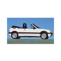 Kit film solaire Peugeot 205 (1) Cabriolet 2 portes (1983 - 1999) lunette arrière non incluse (toile)