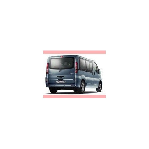 Kit film solaire Renault Trafic (2) Court 4 portes (2002 - 2015) vitres coulissantes avec hayon et 1 porte latérale