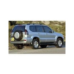 Kit film solaire Toyota Land Cruiser (12) 5 portes (2003 - 2009) roue de secours sur coffre