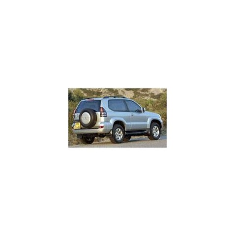 Kit film solaire Toyota Land Cruiser (12) 3 portes (2003 - 2009) roue de secours sur coffre