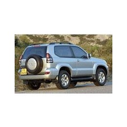 Kit film solaire Toyota Land Cruiser (12) 3 portes (2003 - 2009) roue de secours sur coffre