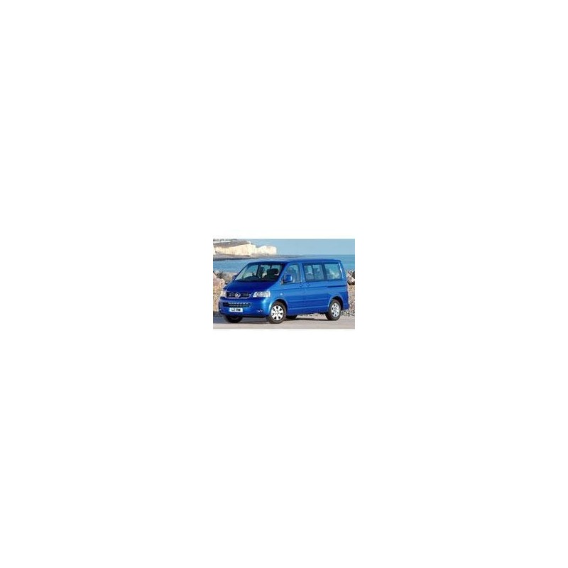 Kit film solaire Volkswagen Caravelle (T5) Court 6 portes (2003 - 2015) 2 portes latérales vitres coulissantes et 2 portes arrières
