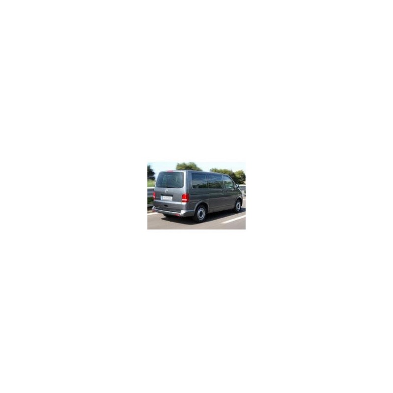 Kit film solaire Volkswagen Caravelle (T5) Court 5 portes (2003 - 2015) 2 portes latérales vitres coulissantes et avec hayon