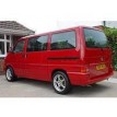 Kit film solaire Volkswagen Caravelle (T4) Long 4 portes (1990 - 2003) vitres fixes et avec hayon
