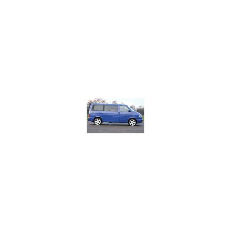 Kit film solaire Volkswagen Transporter T4 (4) Court 4 portes (1990 - 2003) vitres 2/3 fixe 1/3 ouvrantes et 2 portes arrières et avec hayon