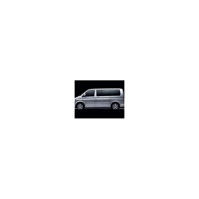 Kit film solaire Volkswagen Caravelle (T5) Court 5 portes (2003 - 2015) 1 porte latérale vitres coulissantes et avec 2 portes arrières