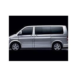 Kit film solaire Volkswagen Caravelle (T5) Court 5 portes (2003 - 2015) 1 porte latérale vitres coulissantes et avec 2 portes arrières