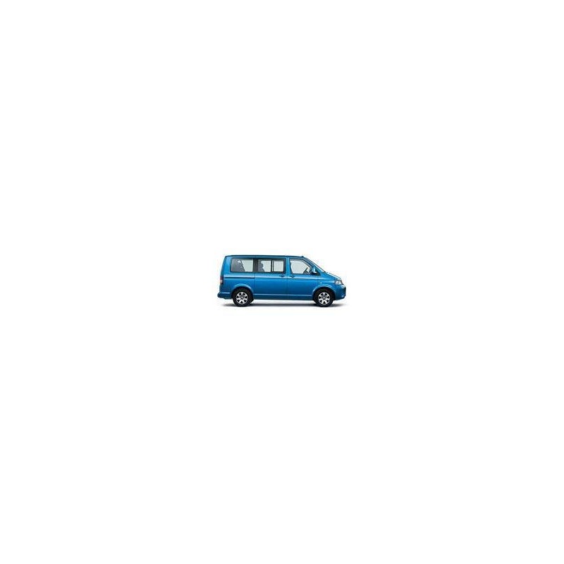 Kit film solaire Volkswagen Caravelle (T5) Court 4 portes (2003 - 2015) 1 porte latérale vitres coulissantes et avec hayon
