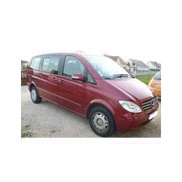 Kit film solaire Mercedes-Benz Vito (2) Compact 5 portes (2003 - 2014) 1 porte latérale, 1 vitre ouvrante côté droit et 2 portes arrières