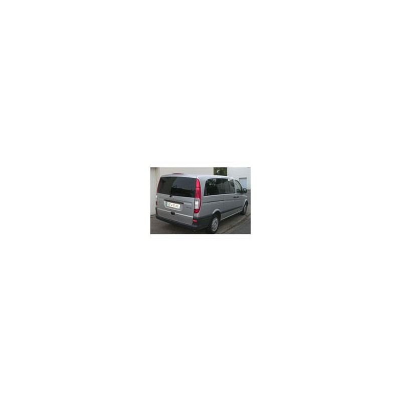 Kit film solaire Mercedes-Benz Vito (2) Long 4 portes (2003 - 2014) 1 porte latérale, 1 vitre ouvrante côté droit et hayon