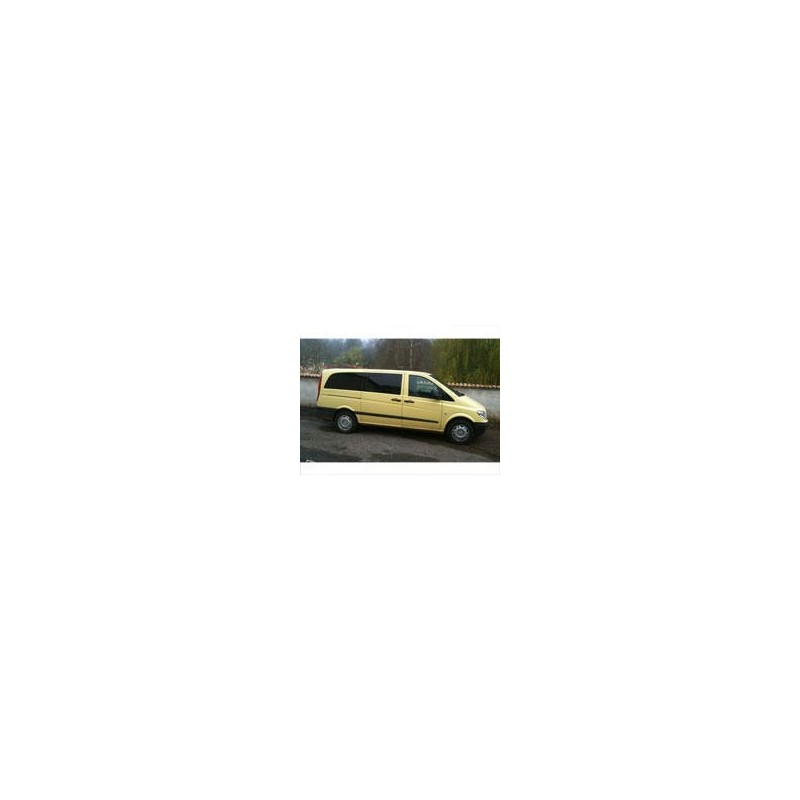 Kit film solaire Mercedes-Benz Viano (1) Extra Long 5 portes (2003 - 2015) 1 porte latérale, 1 vitre ouvrante côté droit et 2 portes arrière