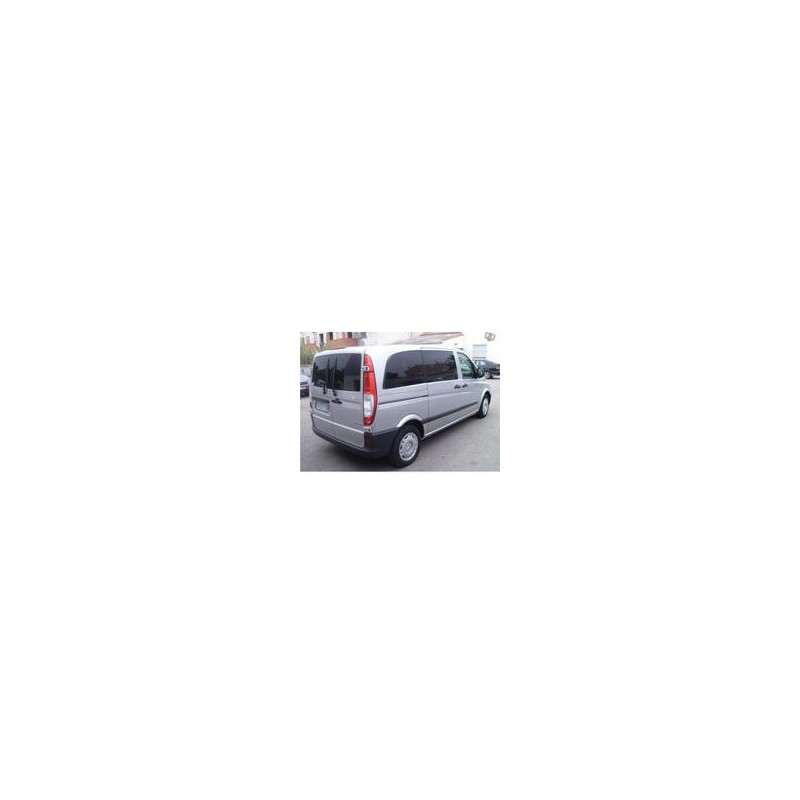 Kit film solaire Mercedes-Benz Vito (2) Compact 5 portes (2003 - 2014) 1 porte latérale, vitres fixes et 2 portes arrières