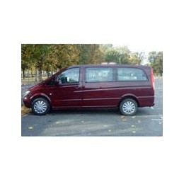 Kit film solaire Mercedes-Benz Vito (2) Long 5 portes (2003 - 2014) 1 porte latérale, vitres fixes et 2 portes arrière