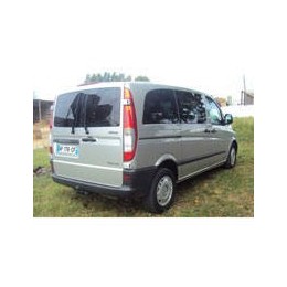 Kit film solaire Mercedes-Benz Vito (2) Compact 5 portes (2003 - 2014) 1 porte latérale, 2 vitres ouvrantes droite et gauche latérales et 2 portes arrières