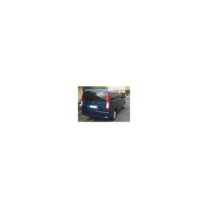 Kit film solaire Mercedes-Benz Vito (2) Long 4 portes (2003 - 2014) 1 porte latérale, 2 vitres ouvrantes droite et gauche latérales et hayon