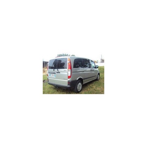 Kit film solaire Mercedes-Benz Viano (1) Compact 5 portes (2003 - 2015) 1 porte latérale, 2 vitres ouvrantes droite et gauche latérales et 2 portes arrières