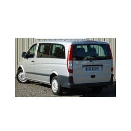 Kit film solaire Mercedes-Benz Viano (1) Compact 4 portes (2003 - 2015) 1 porte latérale, 2 vitres ouvrantes droite et gauche latérales et hayon