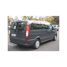 Kit film solaire Mercedes-Benz Viano (1) Long 5 portes (2003 - 2015) 1 porte latérale, 2 vitres ouvrantes droite et gauche latérales et 2 portes arrières