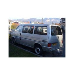 Kit film solaire Volkswagen Transporter T4 (4) Court 5 portes (1990 - 2003) 1 vitre coulissante coté gauche et 1 vitre fixe coté droit et 2 portes arrieres
