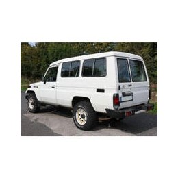 Kit film solaire Toyota Land Cruiser (7) Fourgon Break 2 Portes Arriéres 4 portes (1998 - 2010) sans déflecteurs avants (hzj78)