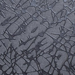 Décoration murale film adhésif tissus craquelé gris argenté