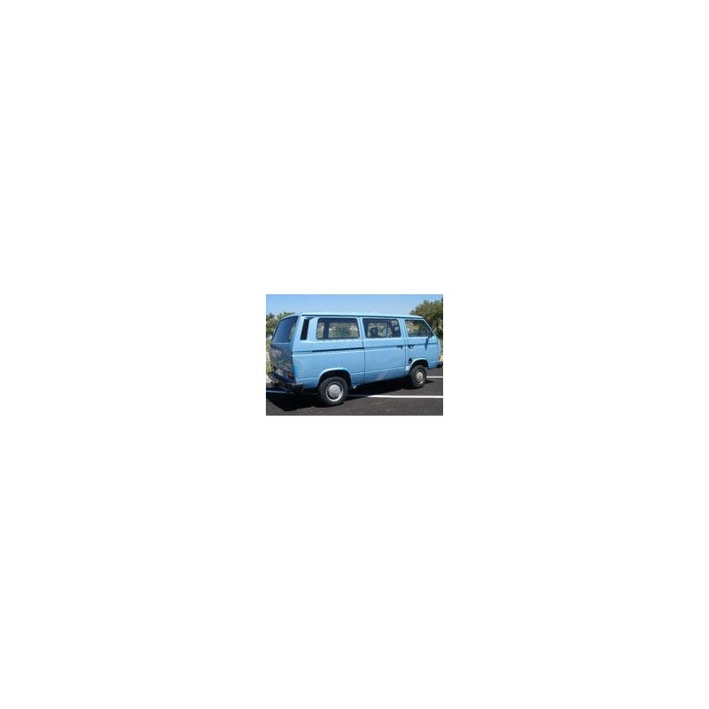 Kit film solaire Volkswagen Transporter T3 (3) 4 portes (1979 - 1990) vitres fixes et hayon