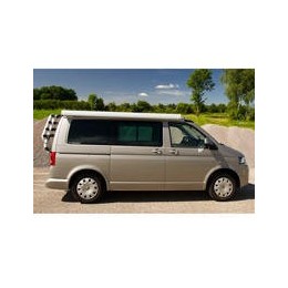 Kit film solaire Volkswagen Transporter T5 (5) California Avec Store Extérieur Intégré 4 portes (2003 - 2015) 1 vitre latérale droite fixe, 1 vitre latérale gauche coulissante et hayon