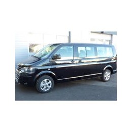 Kit film solaire Volkswagen Transporter T5 (5) Long 6 portes (2003 - 2015) 2 portes latérales avec vitres coulissantes et 2 portes arrières