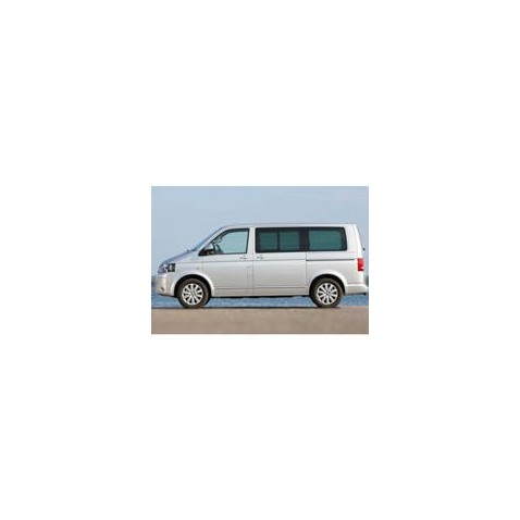 Kit film solaire Volkswagen Transporter T5 (5) Court 5 portes (2003 - 2015) 2 portes coulissantes avec vitres ouvrantes et hayon