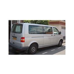 Kit film solaire Volkswagen Caravelle (T5) Long 4 portes (2003 - 2015) 1 porte latérale vitres fixes et hayon