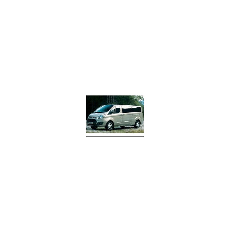 Kit film solaire Ford Custom Transit (1) LONG 4 portes (depuis 2014) 1 porte latérale, vitres fixes et hayon