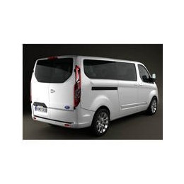 Kit film solaire Ford Tourneo (1) Custom LONG 5 portes (depuis 2014) 1 porte latérale, vitres fixes avec 2 portes arrières